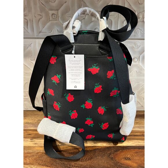 Kate Spade Chelsea Rose Toss Printed Medium Backpack NWT w/ tags rose print - Picture 2 of 9